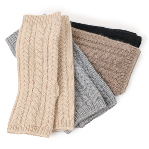 Accessoires chauds d'hiver Gants en pur cachemire tricotés pour femmes Mitten Fashion Fingerless Long <span class=keywords><strong>Gloves</strong></span> Screen Touch - Product Image 1