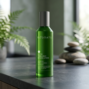 Loción Renovadora Rebalance de Lotus BUDDATE, Hidratante Enriquecida para Piel Sensible, Uso Diario, Humectante Herbal para Mujeres - Product Image 6