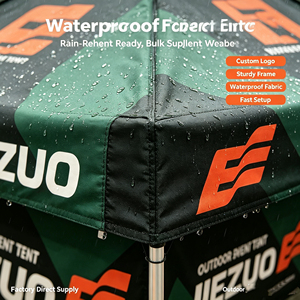 Tente d'événement extérieure avec logo personnalisé - Auvent pliable imperméable et résistant aux UV pour salon professionnel, marché, installation facile - Product Image 3