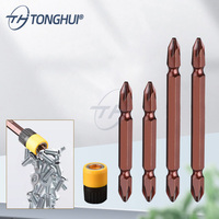 Embouts de tournevis à double tête PH2, outils à main, embout de tournevis magnétique à tige hexagonale antidérapante