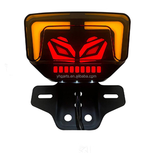 Accesorios <span class=keywords><strong>de</strong></span> Iluminación para Motocicleta YMS7, Soporte <span class=keywords><strong>de</strong></span> Hierro + Luz Azul, Luz Trasera CG para Motocicleta - Product Image 5
