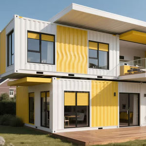 Casa Contenedor <span class=keywords><strong>de</strong></span> Panel Sándwich Transpirable y Creativa, <span class=keywords><strong>de</strong></span> Bloques Metálicos, <span class=keywords><strong>para</strong></span> Tienda <span class=keywords><strong>de</strong></span> Té con Leche, Hogar, Bar, Uso Comercial - Product Image 1