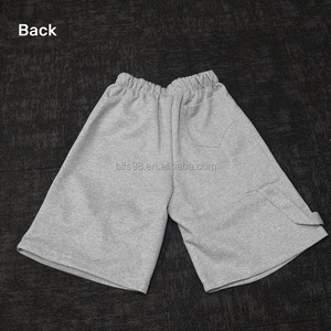 Manufacturer Streetwear Custom Printing logo Distressed Vintage Acid Wash Knee Length Baggy Sweat Shorts for Men - Product Image 2