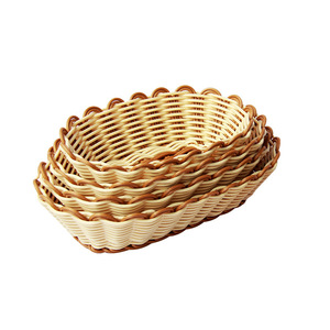 Panier à pain en plastique, panier de rangement de bureau pour l'organisation des aliments, pour <span class=keywords><strong>fruits</strong></span>, légumes, collations, desserts - Product Image 1