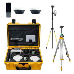 SingularXYZ E1 GNSS ระบบติดตามแบบเต็มรูปแบบ ระยะ 5 กม. มาตรฐาน IP68 แบตเตอรี่ใช้งานได้ 20 ชั่วโมง พร้อมฐานรองรับ สำหรับงานสำรวจและวิศวกรรม - Product Image 1