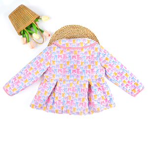 Giacca Imbottita per Bambini in Cotone Biologico Puresun con Orlo Smerlato, Prezzo all'Ingrosso - Product Image 5