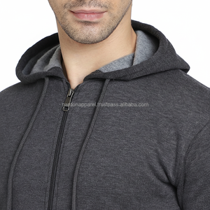 Nardon Apparel 2025 Veste polaire chaude personnalisée pour hommes Offre Spéciale en Norvège avec col montant et logo sur le devant - Product Image 1