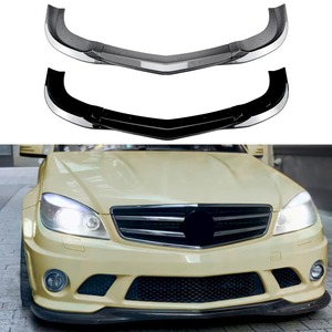 For Mercedes Benz C-Class C63 AMG W204 2007-2010 Body Kit Front Bumper <b>Diffuser</b> Front Bumper Spoiler Protector <b>Car</b> Accessories - Product Image 2