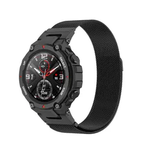 Milanese Loop Logam Mesh Gelang untuk Amazfit Ares A1908, untuk Jam Tangan Tali untuk Huami Amazfit Ares A1908 Menonton Aksesoris