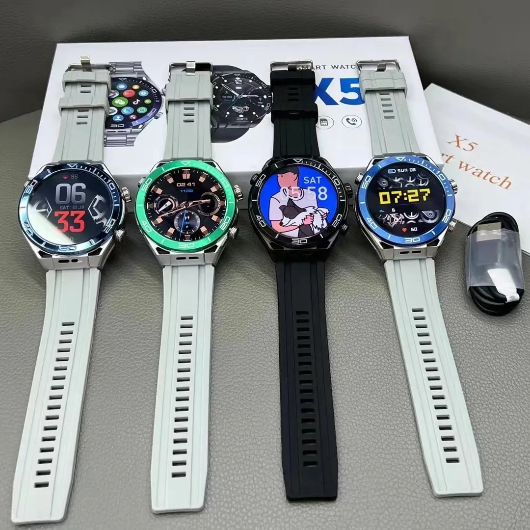 X5 Android akıllı saat 4G WIFI 64GB Smartwatch dört çekirdekli inteligente je akıllı 4g lte GPS Android akıllı saat SIM kart yuvası ile