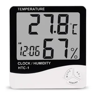 Digital Display Temperature And Humidity Multifunctional Gauge Meter Thermometer Hygrometer