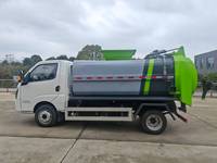 Camion à ordures compacteur 5m³ de marque renommée 4x2 avec conduite à gauche pour la collecte des déchets extérieurs