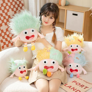 Muñeco de Peluche HECION, Adorable y Divertido, con <span class=keywords><strong>Ojos</strong></span> Grandes, de Algodón, Suave, para Colgar en el Bolso, Regalo para Niños, Decoración - Product Image 3