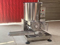 Machine automatique à galettes de hamburger pour restaurants, machine à mouler les galettes de légumes et de poulet avec moteur, capacité de 35 pièces/min
