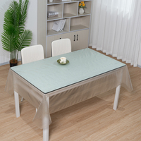 Nappe en PVC transparente avec paillettes dorées RNPT, imperméable, décorative, pour les tables de mariage, les banquets et les tables à manger