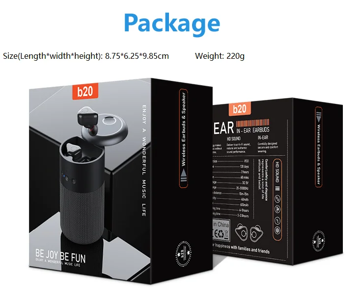 Новейший дизайн, 2 в 1, Hi-Fi аудио, наружная беспроводная Bluetooth колонка с TWS беспроводными 3D басами, портативные мини-наушники