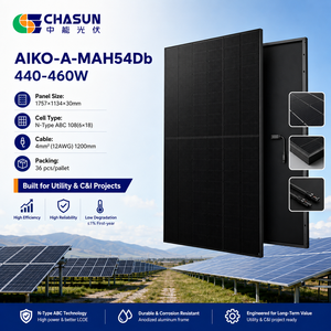 Panneaux solaires bifaciaux en verre double de type N <span class=keywords><strong>AIKO</strong></span> 440-460W entièrement noirs, haute efficacité 23,1 %, module PV, garantie 25 ans, pour la maison - Product Image 4