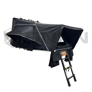 SNDN 4x4 Grote Ruimte Zwarte Camping Waterdichte Aluminium Hoge Kwaliteit Opklapbare Hard Shell Dak <span class=keywords><strong>Tent</strong></span> Dakdrager Top <span class=keywords><strong>Tent</strong></span> - Product Image 2