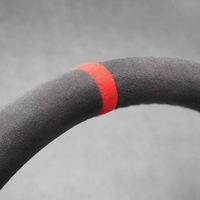 Volant de direction Barmich personnalisé M/Sport avec bande bleue en cuir, 4 branches, 50 mm, pour la série F (F10 F15 etc.)