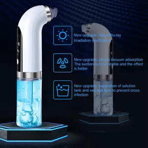 KKS Facial Lift Face Cleaner Electric Micro Small Bubble Water Cycle Acne Pimple Pore Vacuum Blackhead Remover