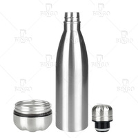 Thermos multifonction en acier inoxydable avec infuseur à thé et compartiment de rangement inférieur, bouteille d'eau isotherme de 750 ml pour l'extérieur