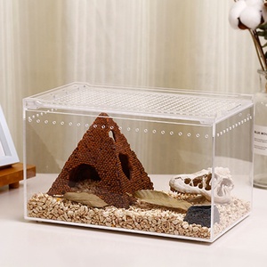 Escape-Proof Easy to Install Waterproof Pet <strong>Cage</strong> Transparent Acrylic Reptile Box Display <strong>Cage</strong> - Product Image 1