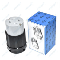 Connecteur de verrouillage L15-30C NEMA, adaptateur femelle de verrouillage de générateur, 30 A, 250 Volt, qualité industrielle