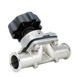 Vanne à membrane manuelle droite en acier inoxydable SMS DIN ISO Snitary avec joints EPDM - Product Image 5