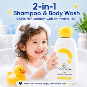 Shampooing et gel douche 2 en 1 pour bébé, avec huile de graines de tournesol, céramide NP, nettoyant hydratant pour les cheveux et la peau sensibles des bébés - Product Image 1