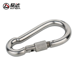 Mosquetón de Acero Inoxidable Xinda con Cierre de Resorte, Gancho de Seguridad para Escalada en Roca, Equipo Universal para Exteriores - Product Image 3
