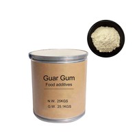 Gomme de guar de qualité alimentaire pour l'industrie alimentaire CAS 9000-30-0 Poudre de gomme de guar biologique