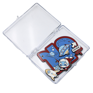 Expositor Metálico de Aleación de Zinc Premium con Diseño de Nave Espacial, Estrella, Luna y Elemento Tierra, Regalo de Aniversario, con Caja - Product Image 4