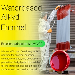 Pintura Metálica de Resina Alquídica a Base de <span class=keywords><strong>Agua</strong></span>, Resistente a los Arañazos, para Recubrimiento Protector de Estructuras de Acero, Precios <span class=keywords><strong>al</strong></span> por Mayor - Product Image 2