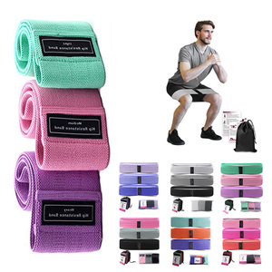 Bandas de Resistencia para Ejercicios en Casa con Logotipo Personalizado OEM, Bandas de Resistencia de Tela Personalizadas Antideslizantes para Entrenamiento de Fuerza - Product Image 1