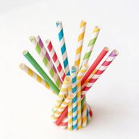 Pailles en papier compostables personnalisées SOTON 8 mm, certifiées biodégradables, écologiques, avec logo