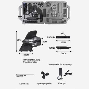 Sistema <span class=keywords><strong>de</strong></span> propulsión eléctrico para SUP con apariencia <span class=keywords><strong>de</strong></span> <span class=keywords><strong>fibra</strong></span> <span class=keywords><strong>de</strong></span> <span class=keywords><strong>carbono</strong></span>, con caja <span class=keywords><strong>de</strong></span> almacenamiento, batería portátil y aleta para tabla <span class=keywords><strong>de</strong></span> paddle surf, ideal para pesca al aire libre. - Product Image 4
