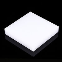 Projecteur de lumière opale personnalisé, 2mm 3mm, platine publicitaire pour led, blanc givré, feuille acrylique en fonte pmma l'extérieur