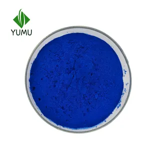 Cosmetic Raw Materials 99% Cosmetics Peptides Blue Copper Peptide Powder