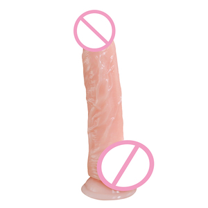Lebensechte 8 Zoll PVC männlich Dick Spielzeug Günstiger Preis Weiche künstliche Dildo Penis Sexspielzeug für Frauen Big Vagina Adult Sexual Tools - Product Image 4