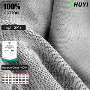 Tùy Chỉnh Mùa Đông 400gsm 100% Cotton Terry Boxy Phù Hợp Cắt Quá Khỗi Thời Trang Đường Phố Áo Trùm Nón Cổ Áo Mô Hình Rắn Nặng Trống - Product Image 3