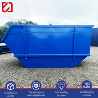 Bac à déchets extérieur standard NZ de 9 m³, haute qualité, prix d'usine, bacs à déchets de construction, bac à déchets à ouverture supérieure