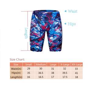 Herren Swim Jammers von KGKE Compression Fashion Print Jammer Badeanzug Bades horts Long - Product Image 6