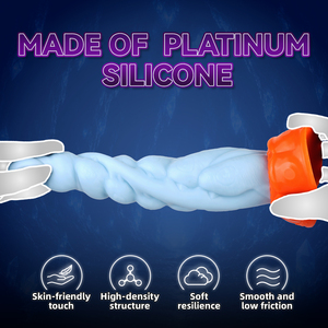 FAAK Centipede King Fantasy Creature Suction Cup Dildo en silicone de qualité médicale, toucher doux, jouet pour adultes féminins - Product Image 6