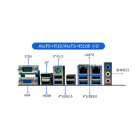 Carte mère industrielle JWIPC H510 ATX, carte mère industrielle PCBA