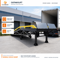 Rampe de chargement mobile pliable CATHAY CLMR-F2 pour entrepôt
