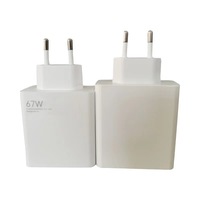 Promo Panas Charger Super Cepat 67W Colokan US EU Set Charger HP Pengisian Cepat Charger USB Dengan Kabel USB C 6A