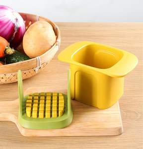 Coupe-légumes multifonctionnel 2 en 1, hachoir, trancheuse, coupe-légumes pour pommes de terre, oignons, carottes, concombres, outil de cuisine - Product Image 4