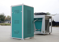 Système de refroidissement liquide universel Asicbiz pour boîtier d'ordinateur, capacité de 9 unités, dissipation thermique de 50 kW, serveur refroidi par eau, CE
