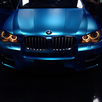 Emballage vinylique bleu foncé pour Automobile, perle mate en vinyle métallique