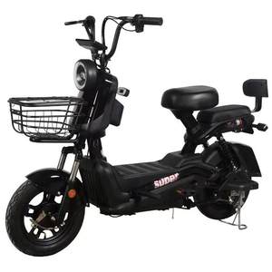 Bicicleta Eléctrica 350W 500W 48V 12Ah 20Ah con Batería de Litio o Plomo, 32km/h, Cesta, Freno de Tambor, Fábrica OEM - Product Image 6